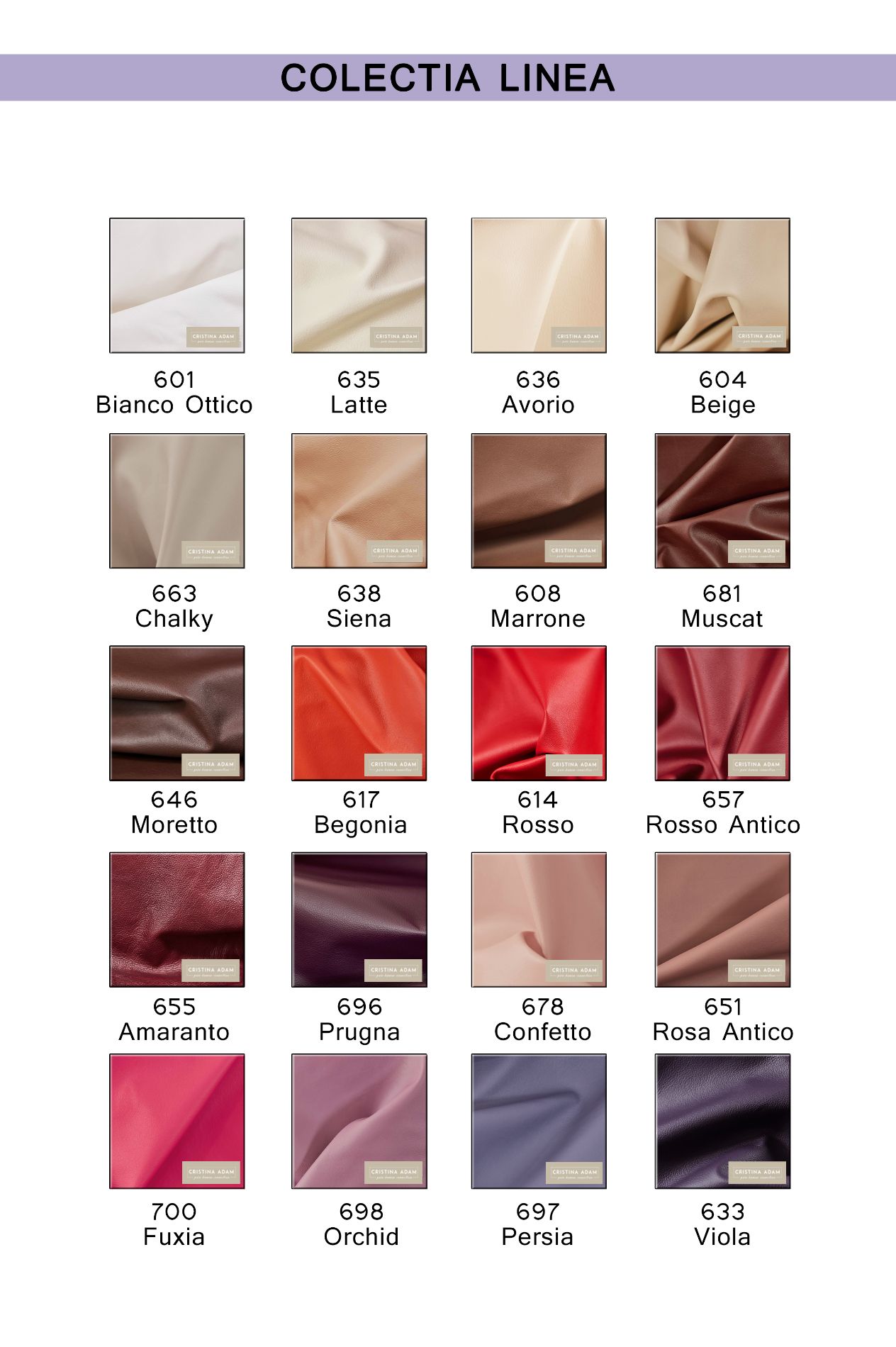  Piele COLECTIA LINEA    1